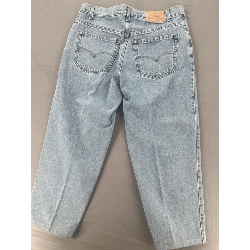 Vintage Levi's‎ 560 Loose Fit Tapered Leg Jeans Light Wash Cotton Denim W38xL28